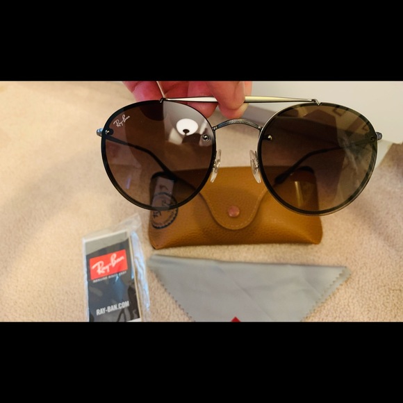 Rayban gradient brown sunglasses - Picture 3 of 14